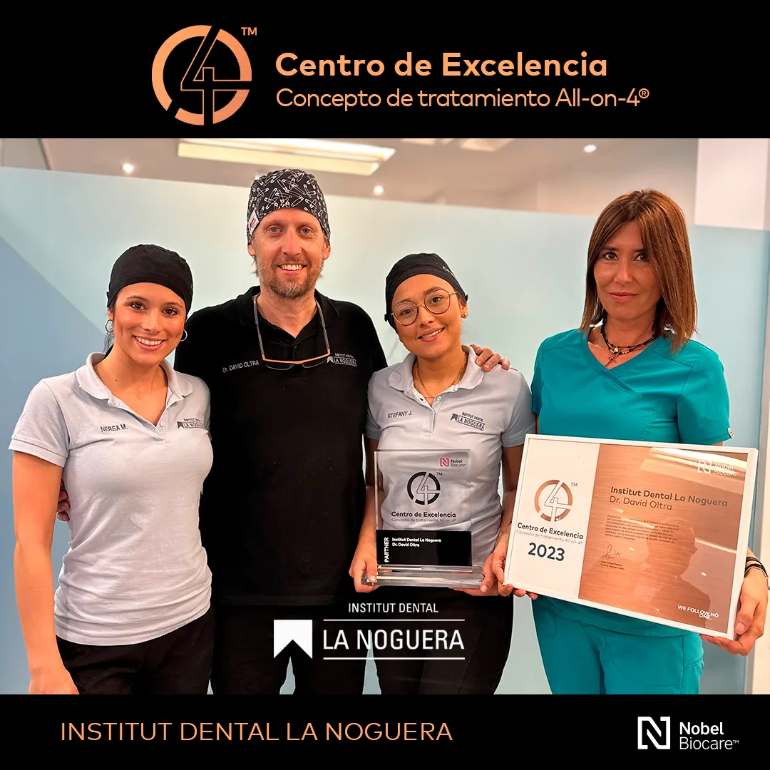 El tractament ALL-ON-4 de Nobel Biocare és una solució de pròtesis dental fixa per a persones que han perdut tots les seves dents o bona part d'ells. Centro de excelencia